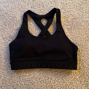 Black Lululemon Envital Sports Bra